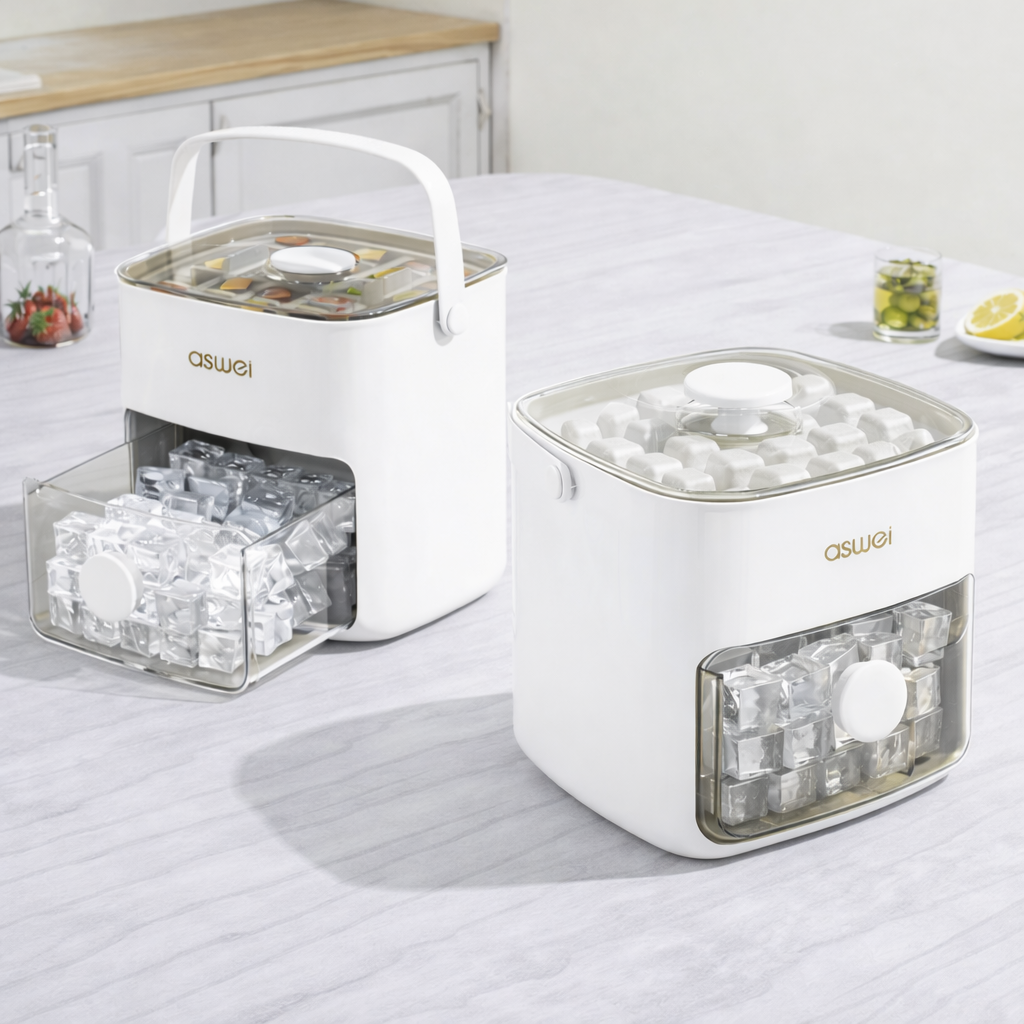 Large Ice Cube Tray with Lid