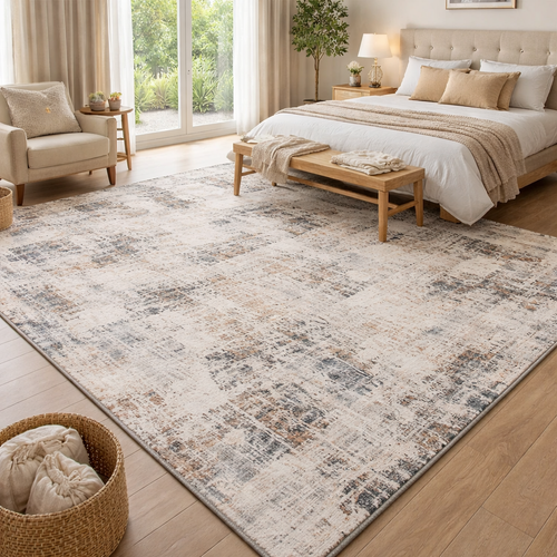 Camal Washable Carpet – Luxury 9x12 Non-Slip Area Rug