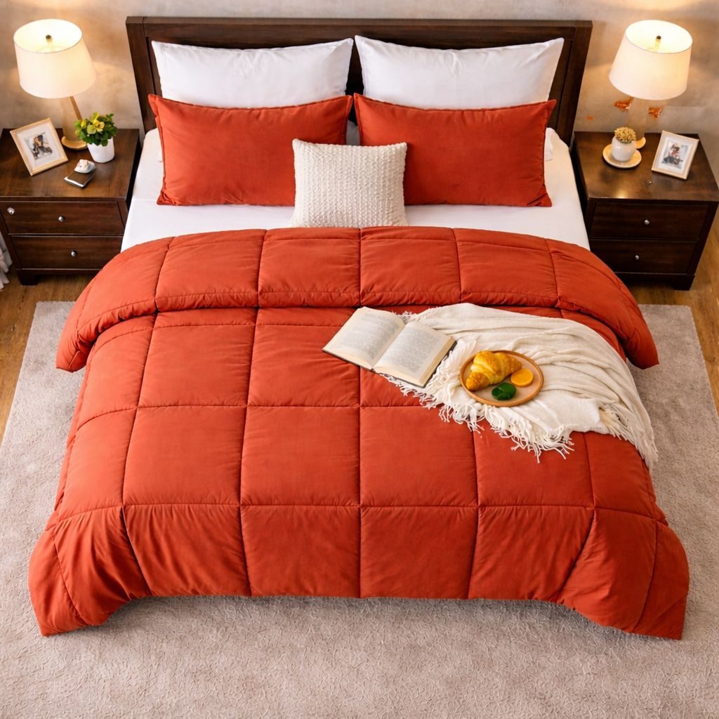 Terracotta Bedding Set